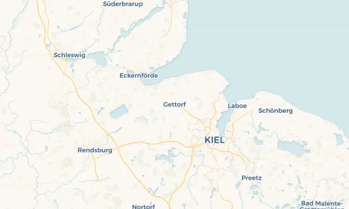 Regenradar Vorschaubild - Aktuelle Niederschläge in Gettorf und Umgebung