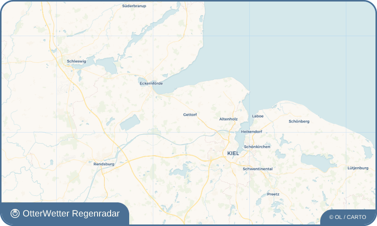OtterWetter Regenradar-Widget Gettorf