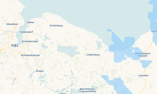 Regenradar Vorschaubild - Aktuelle Niederschläge in Giekau und Umgebung