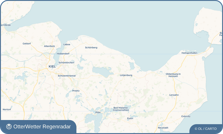 OtterWetter Regenradar-Widget Giekau