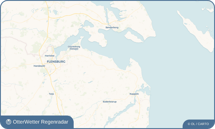 OtterWetter Regenradar-Widget Gintoft