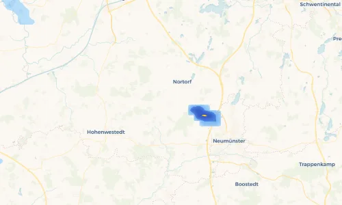 Regenradar Vorschaubild - Aktuelle Niederschläge in Gnutz und Umgebung
