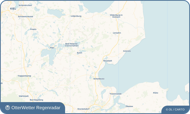 OtterWetter Regenradar-Widget Gömnitz