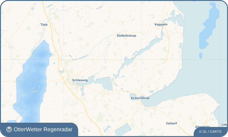 OtterWetter Regenradar-Widget Goltoft