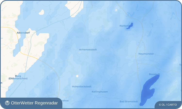OtterWetter Regenradar-Widget Grauel