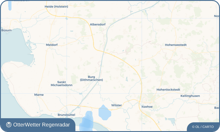 OtterWetter Regenradar-Widget Gribbohm