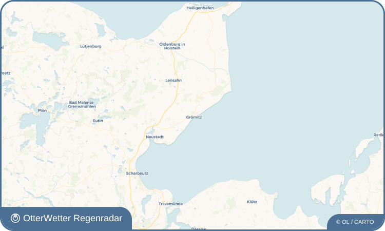 OtterWetter Regenradar-Widget Grömitz