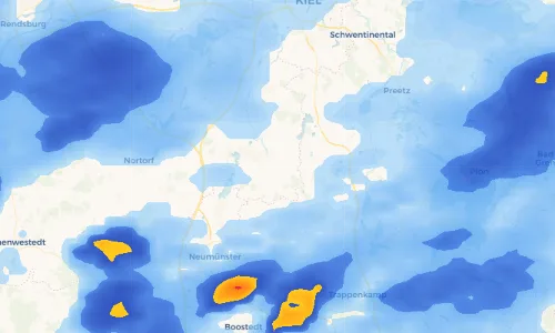 Regenradar Vorschaubild - Aktuelle Niederschläge in Groß Buchwald und Umgebung
