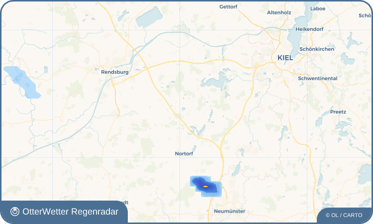 OtterWetter Regenradar-Widget Groß Vollstedt