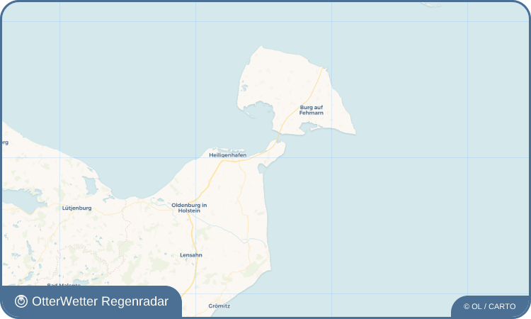 OtterWetter Regenradar-Widget Großenbrode