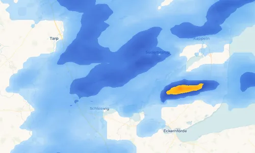Regenradar Vorschaubild - Aktuelle Niederschläge in Grumby und Umgebung