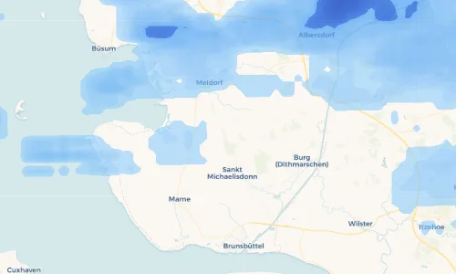 Regenradar Vorschaubild - Aktuelle Niederschläge in Gudendorf und Umgebung