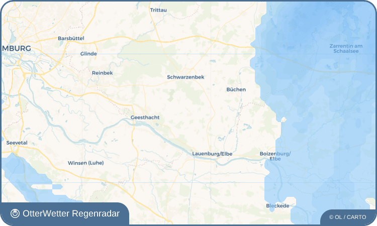 OtterWetter Regenradar-Widget Gülzow