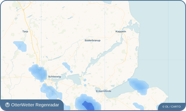 OtterWetter Regenradar-Widget Gunneby