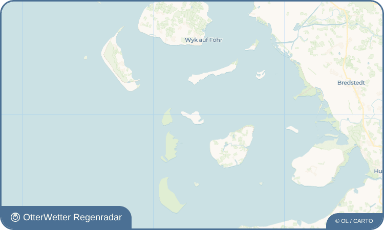 OtterWetter Regenradar-Widget Hallig Hooge