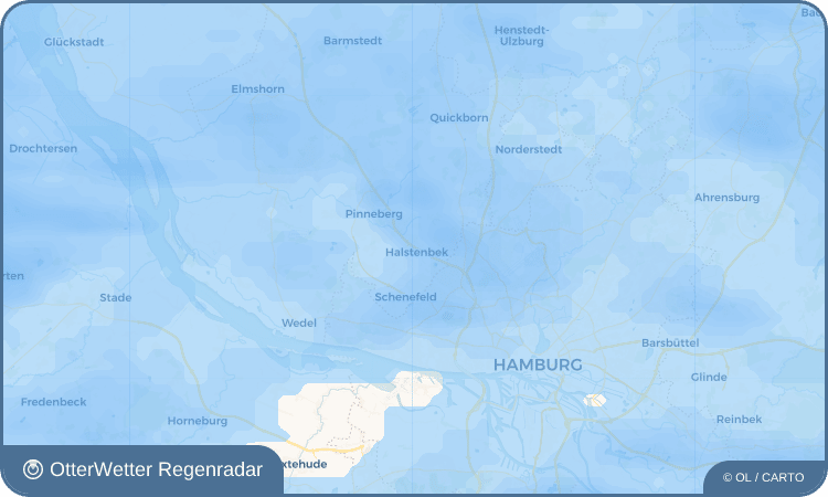 OtterWetter Regenradar-Widget Halstenbek