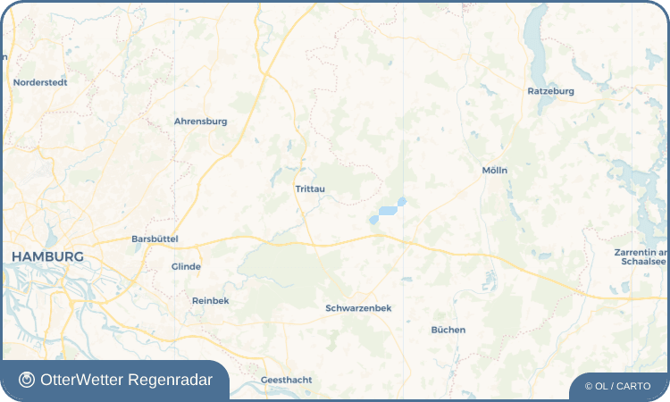 OtterWetter Regenradar-Widget Hamfelde (Lauenburg)