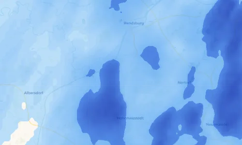 Regenradar Vorschaubild - Aktuelle Niederschläge in Hamweddel und Umgebung