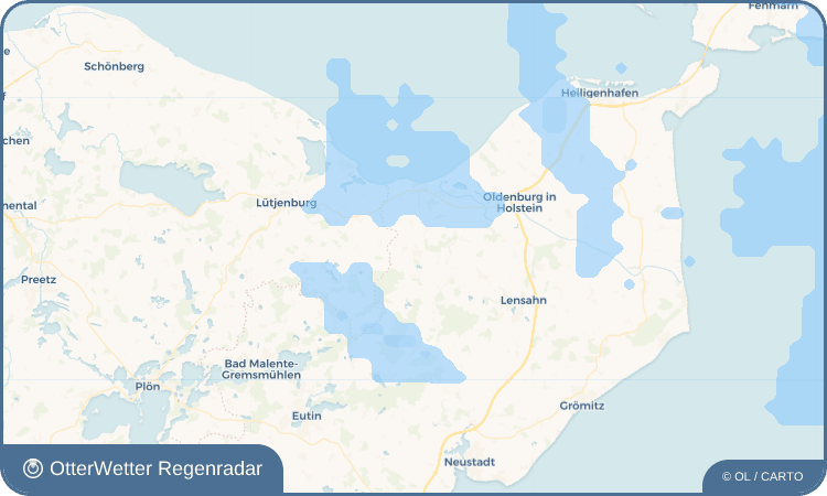 OtterWetter Regenradar-Widget Hansühn