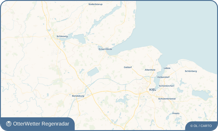 OtterWetter Regenradar-Widget Harfe