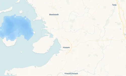 Regenradar Vorschaubild - Aktuelle Niederschläge in Hattstedt und Umgebung