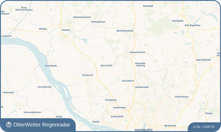 OtterWetter Regenradar-Widget Heede