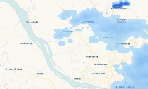Regenradar Vorschaubild - Aktuelle Niederschläge in Heidgraben und Umgebung