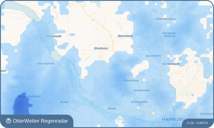 OtterWetter Regenradar-Widget Heidgraben
