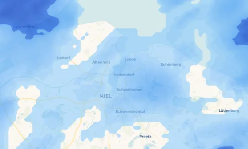 Regenradar Vorschaubild - Aktuelle Niederschläge in Heikendorf und Umgebung