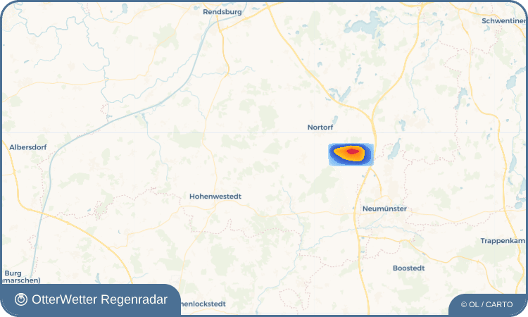 OtterWetter Regenradar-Widget Heinkenborstel