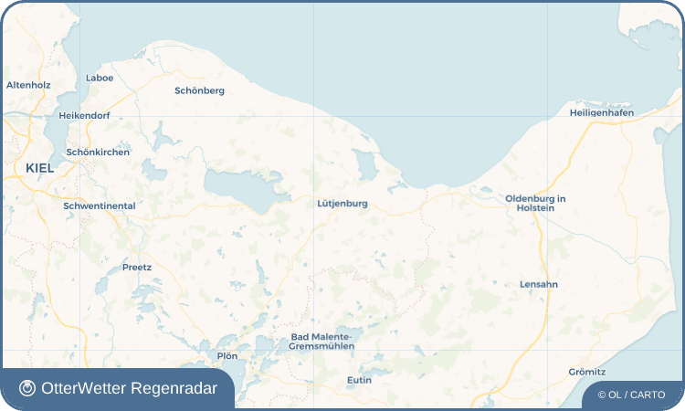 OtterWetter Regenradar-Widget Helmstorf