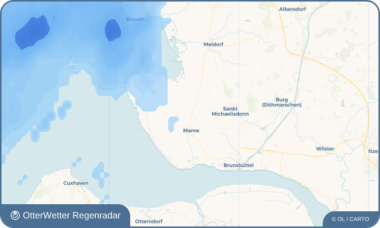 OtterWetter Regenradar-Widget Helse