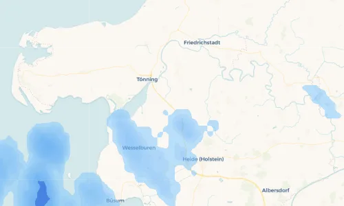 Regenradar Vorschaubild - Aktuelle Niederschläge in Hemme und Umgebung