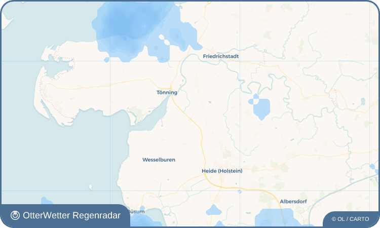 Wetter-Widget-Vorschau mit Vorhersagedaten für Hemme
