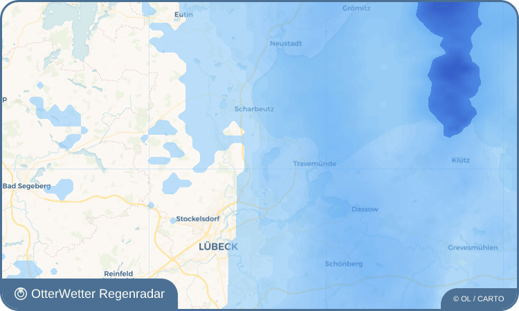 OtterWetter Regenradar-Widget Hemmelsdorf