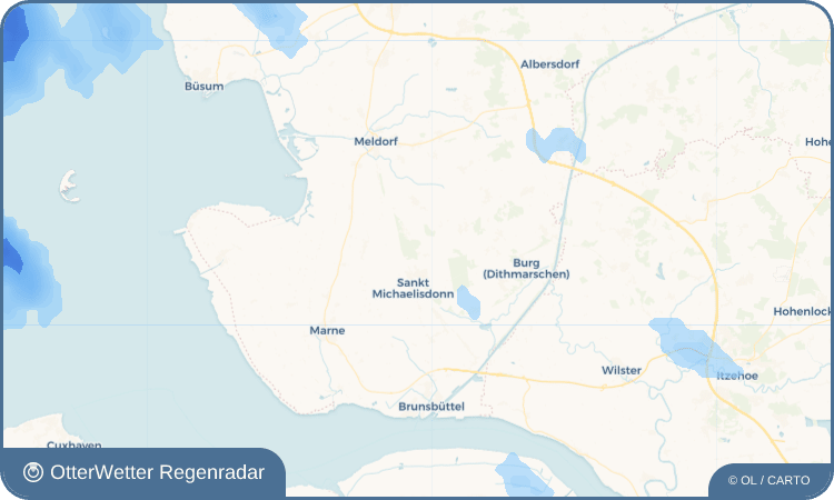 Widget-Vorschau für Hindorf Wetter-Widget-Vorschau mit Vorhersagedaten für Hindorf
