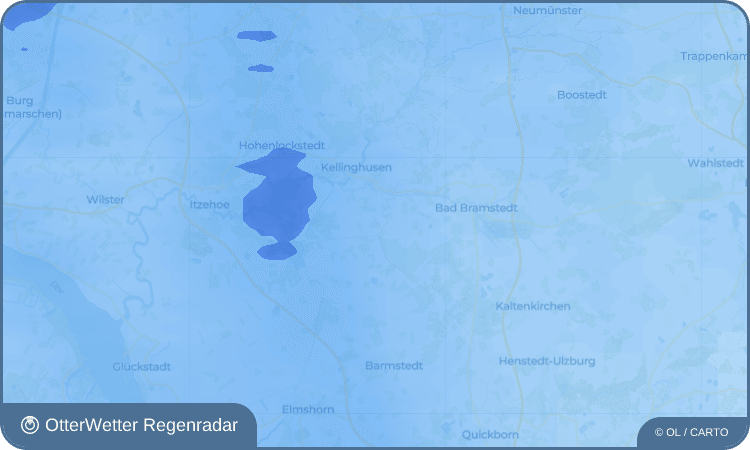 OtterWetter Regenradar-Widget Hingstheide