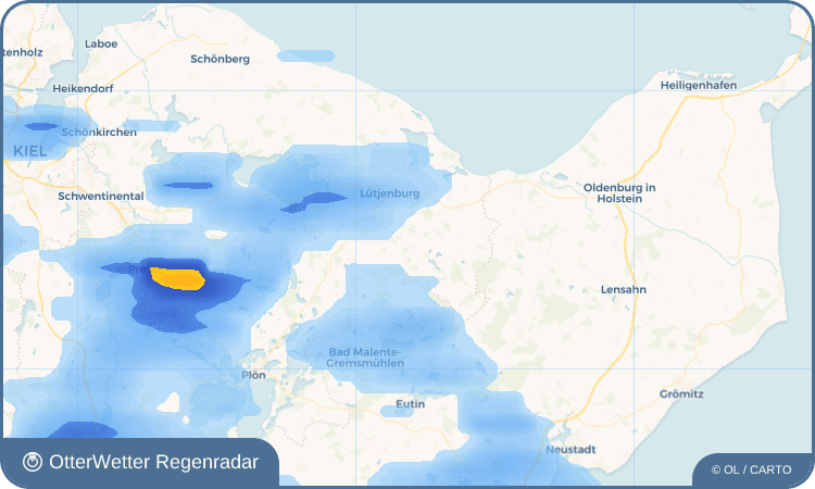 Wetter-Widget-Vorschau mit Vorhersagedaten für Högsdorf