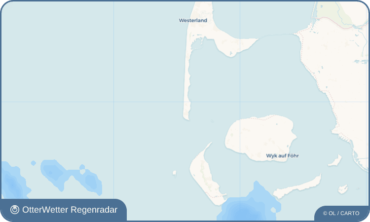 OtterWetter Regenradar-Widget Hörnum (Sylt)