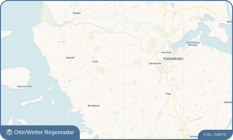 OtterWetter Regenradar-Widget Hörup