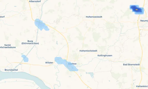 Regenradar Vorschaubild - Aktuelle Niederschläge in Hohenaspe und Umgebung