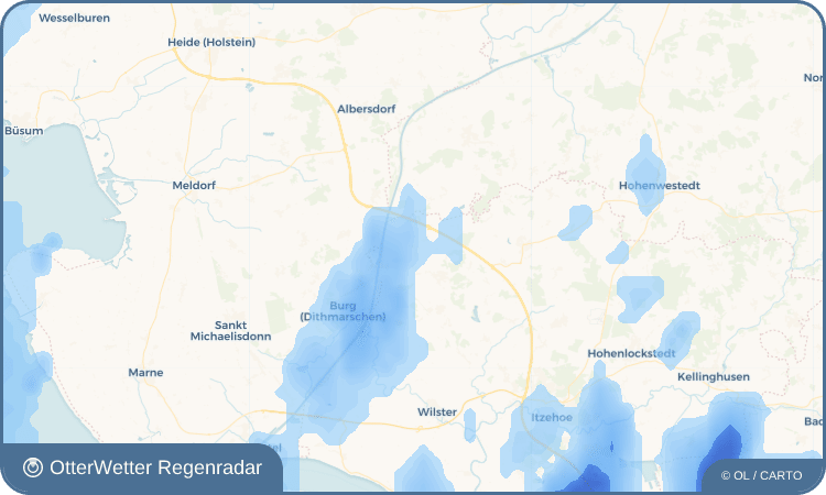 Widget-Vorschau für Holstenniendorf Wetter-Widget-Vorschau mit Vorhersagedaten für Holstenniendorf