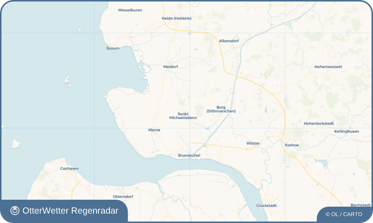 OtterWetter Regenradar-Widget Hopen