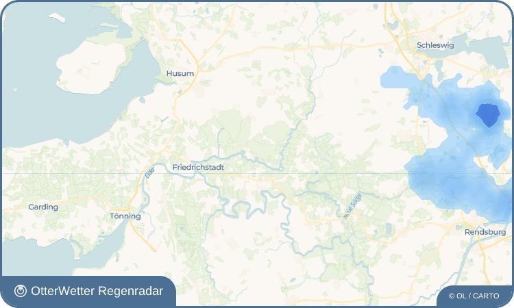 Widget-Vorschau für Hude Wetter-Widget-Vorschau mit Vorhersagedaten für Hude