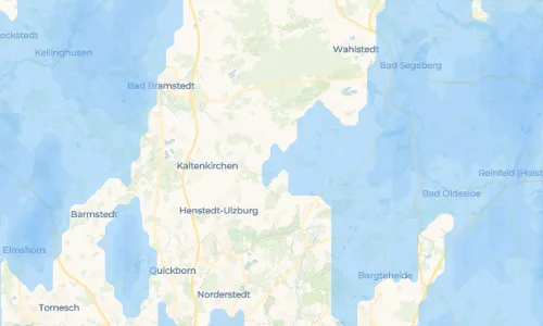 Regenradar-Vorschau: aktuelle Niederschläge in Hüttblek und Umgebung