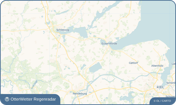 OtterWetter Regenradar-Widget Hütten