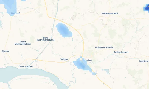 Regenradar Vorschaubild - Aktuelle Niederschläge in Huje und Umgebung