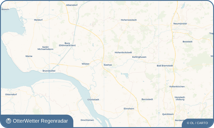 OtterWetter Regenradar-Widget Itzehoe