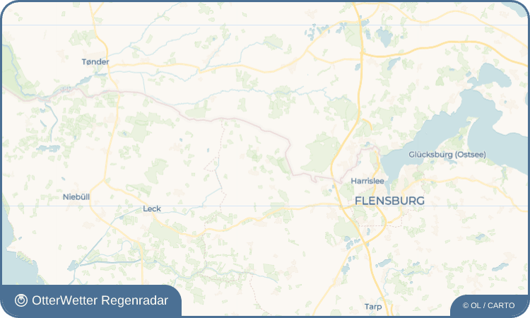 OtterWetter Regenradar-Widget Jardelund