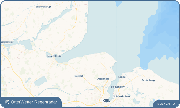 OtterWetter Regenradar-Widget Jellenbek